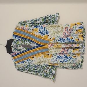 Anthropologie Stephanie Embroidered Top